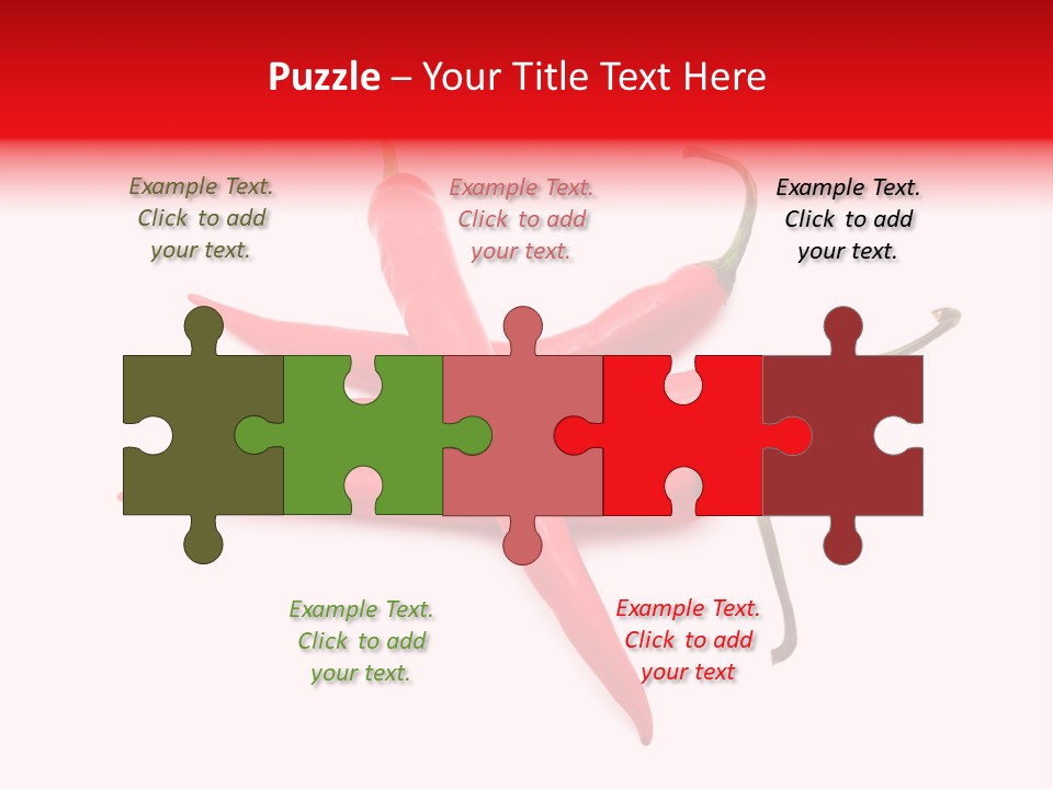 Chili Red White PowerPoint Template