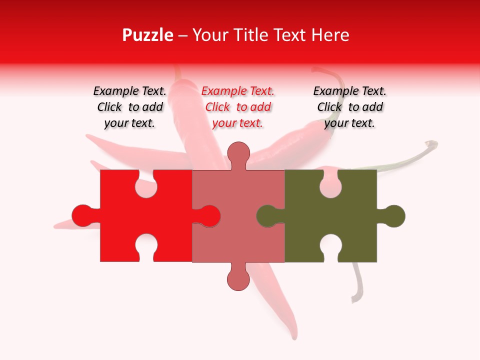 Chili Red White PowerPoint Template