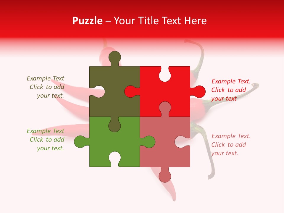 Chili Red White PowerPoint Template