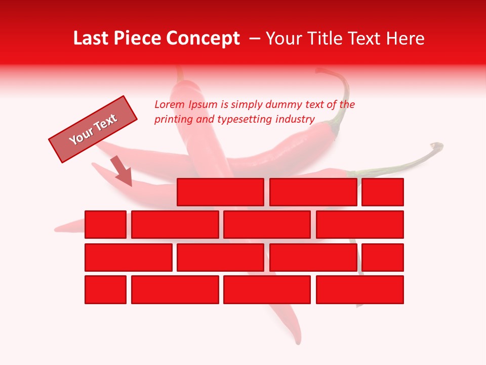 Chili Red White PowerPoint Template