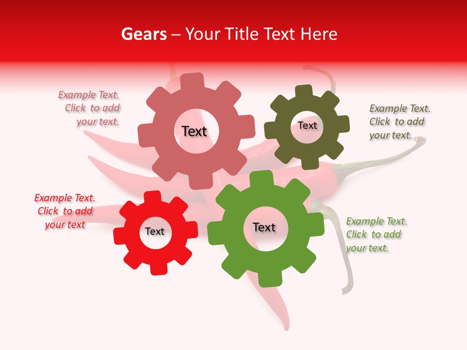 Chili Red White PowerPoint Template