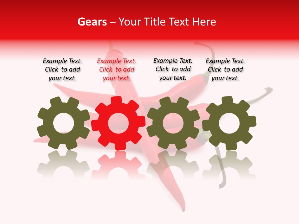 Chili Red White PowerPoint Template