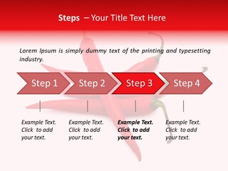 Chili Red White PowerPoint Template