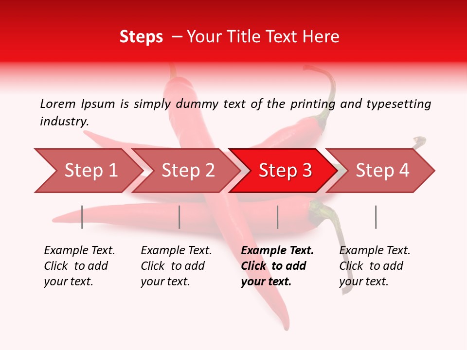 Chili Red White PowerPoint Template