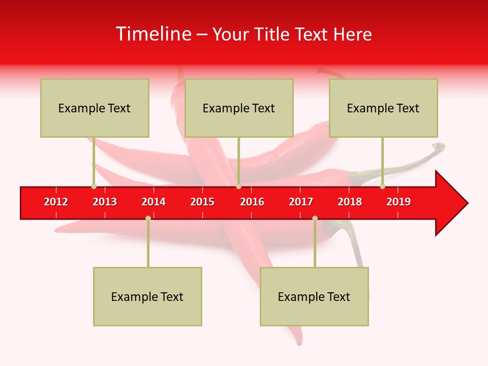 Chili Red White PowerPoint Template