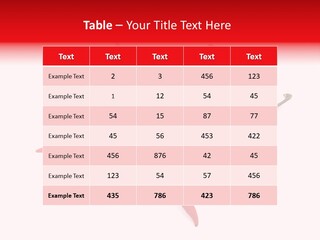 Chili Red White PowerPoint Template