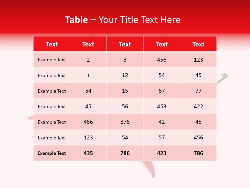 Chili Red White PowerPoint Template