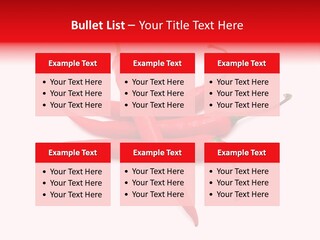 Chili Red White PowerPoint Template