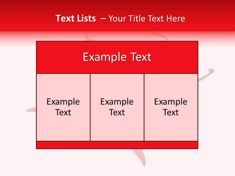 Chili Red White PowerPoint Template