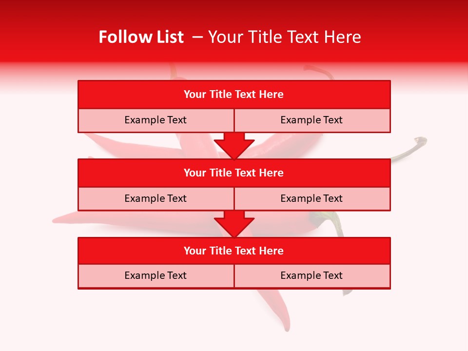Chili Red White PowerPoint Template