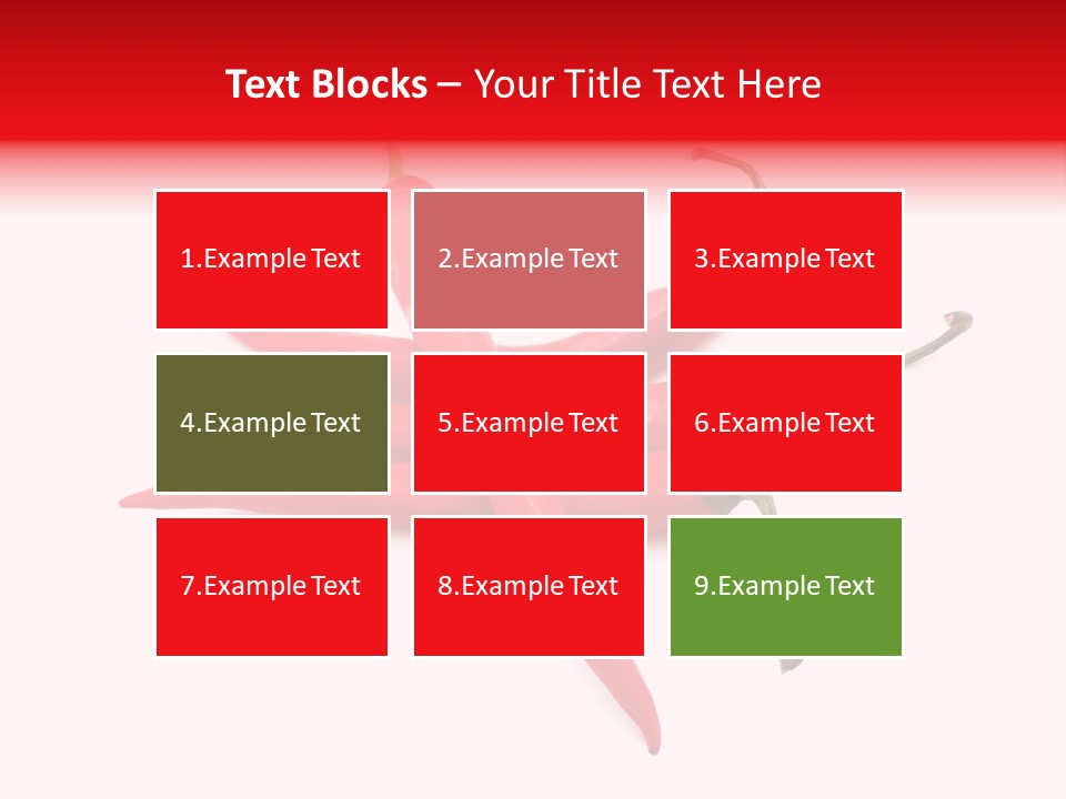 Chili Red White PowerPoint Template