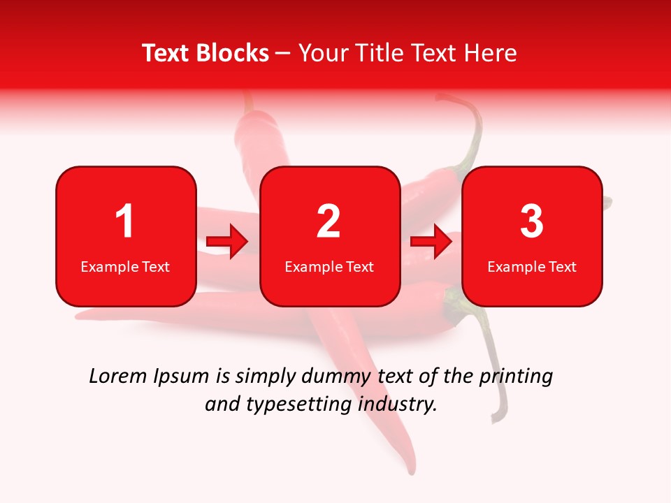 Chili Red White PowerPoint Template