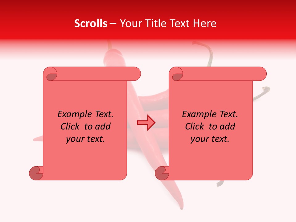 Chili Red White PowerPoint Template
