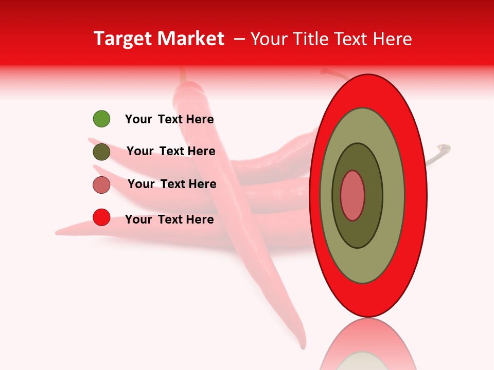 Chili Red White PowerPoint Template