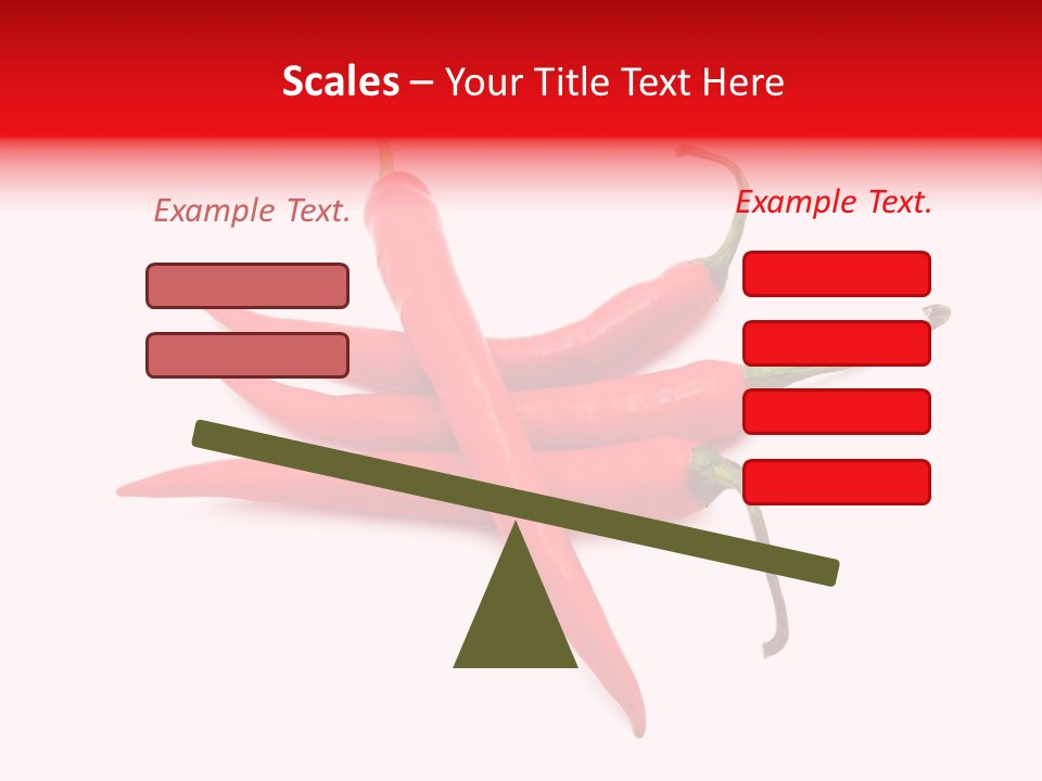 Chili Red White PowerPoint Template