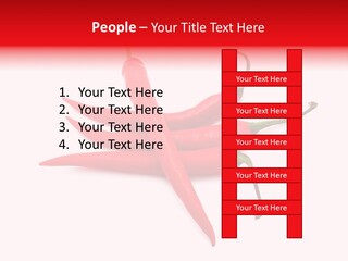 Chili Red White PowerPoint Template