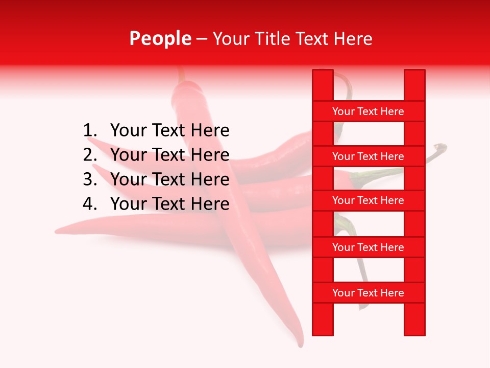 Chili Red White PowerPoint Template