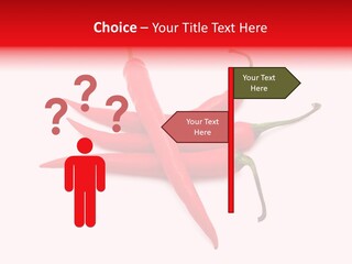 Chili Red White PowerPoint Template