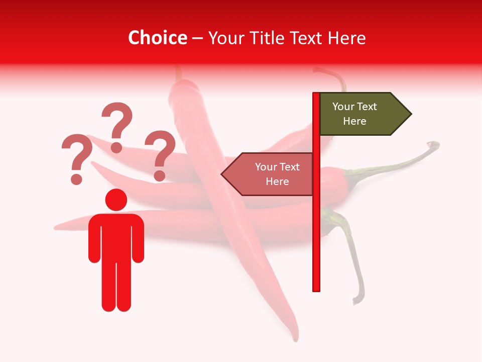 Chili Red White PowerPoint Template
