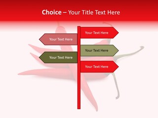 Chili Red White PowerPoint Template
