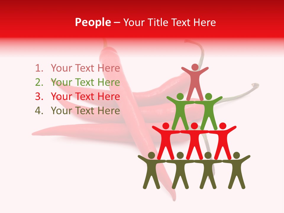 Chili Red White PowerPoint Template