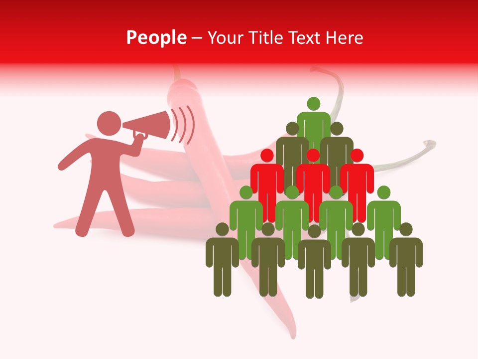 Chili Red White PowerPoint Template