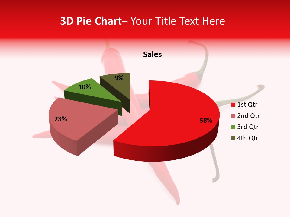 Chili Red White PowerPoint Template