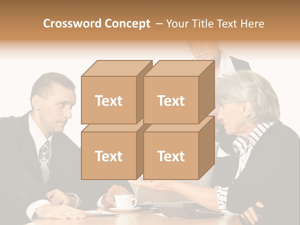 People Caucasian Womans PowerPoint Template