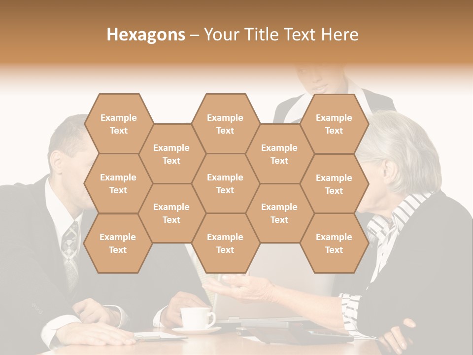 People Caucasian Womans PowerPoint Template