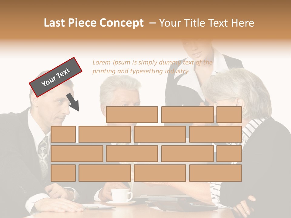 People Caucasian Womans PowerPoint Template