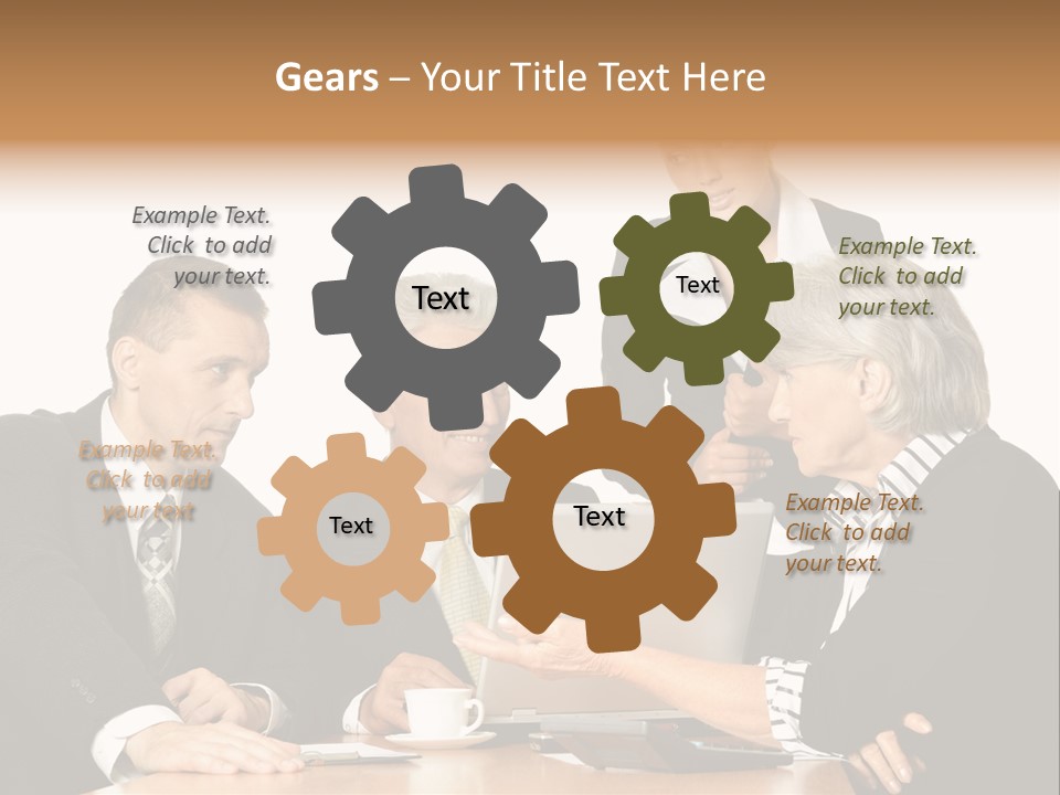 People Caucasian Womans PowerPoint Template