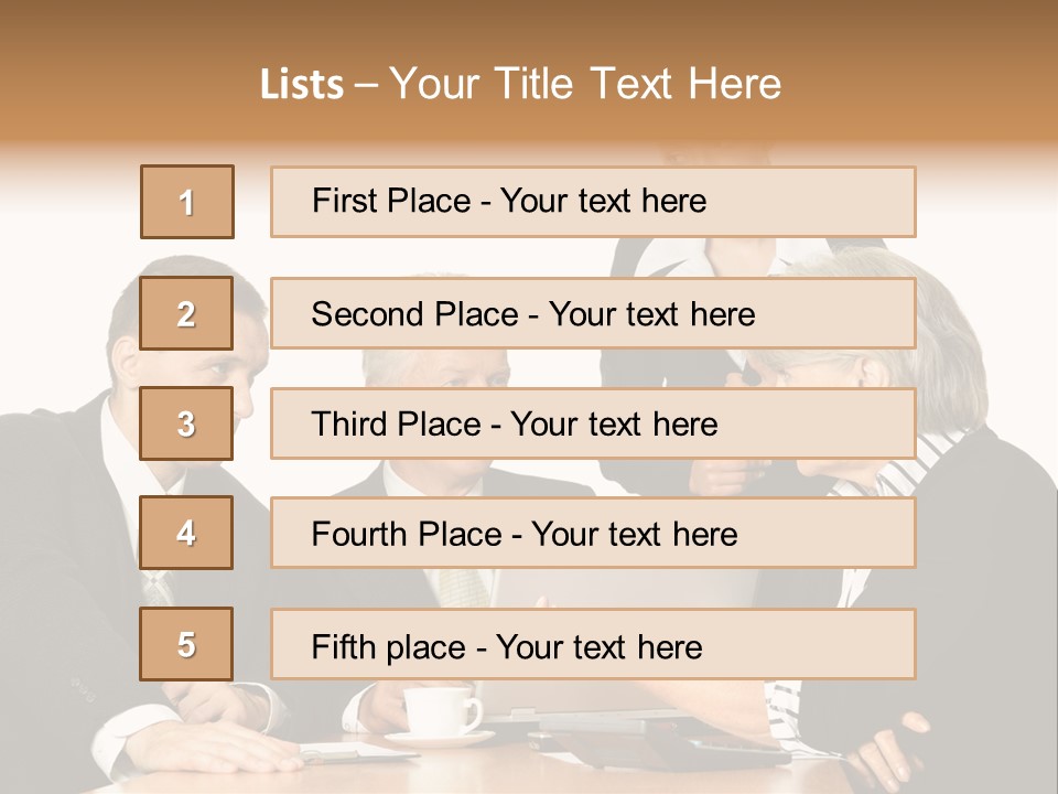 People Caucasian Womans PowerPoint Template