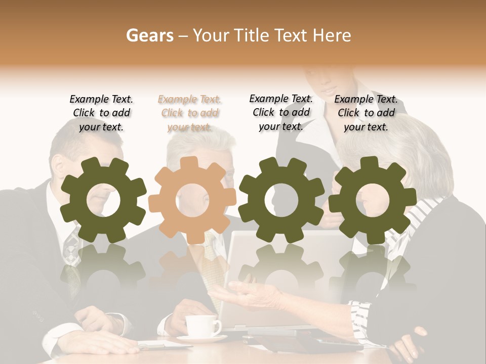 People Caucasian Womans PowerPoint Template