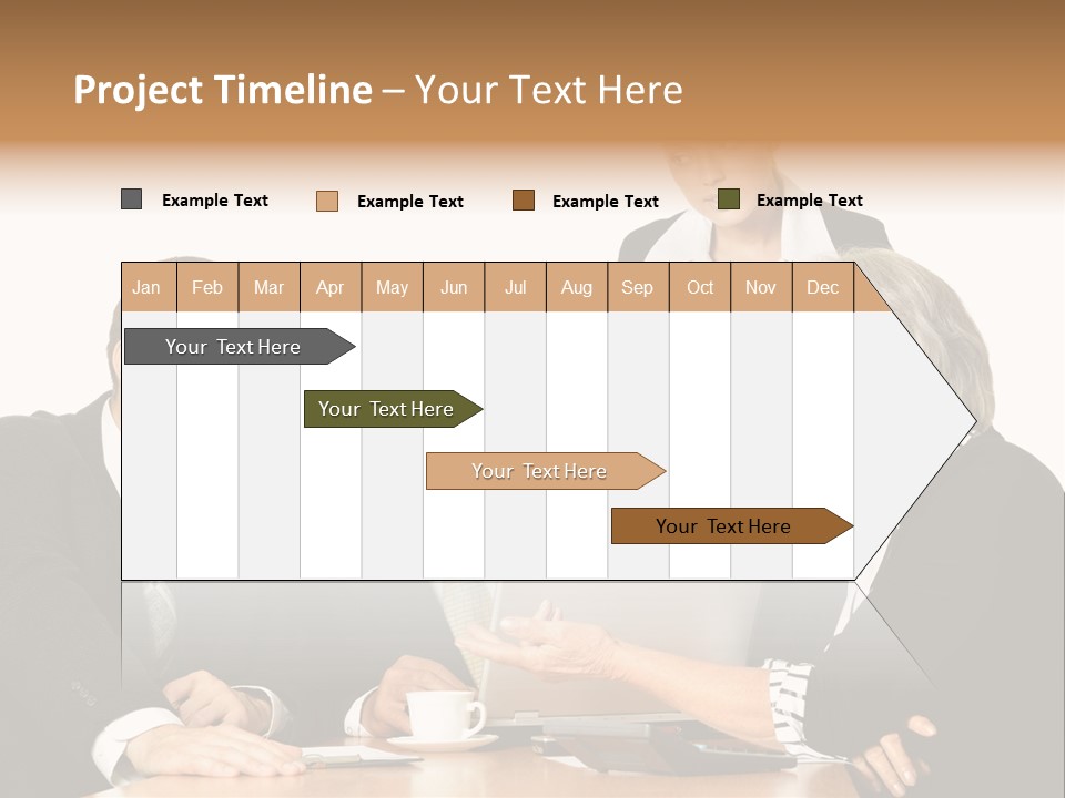 People Caucasian Womans PowerPoint Template
