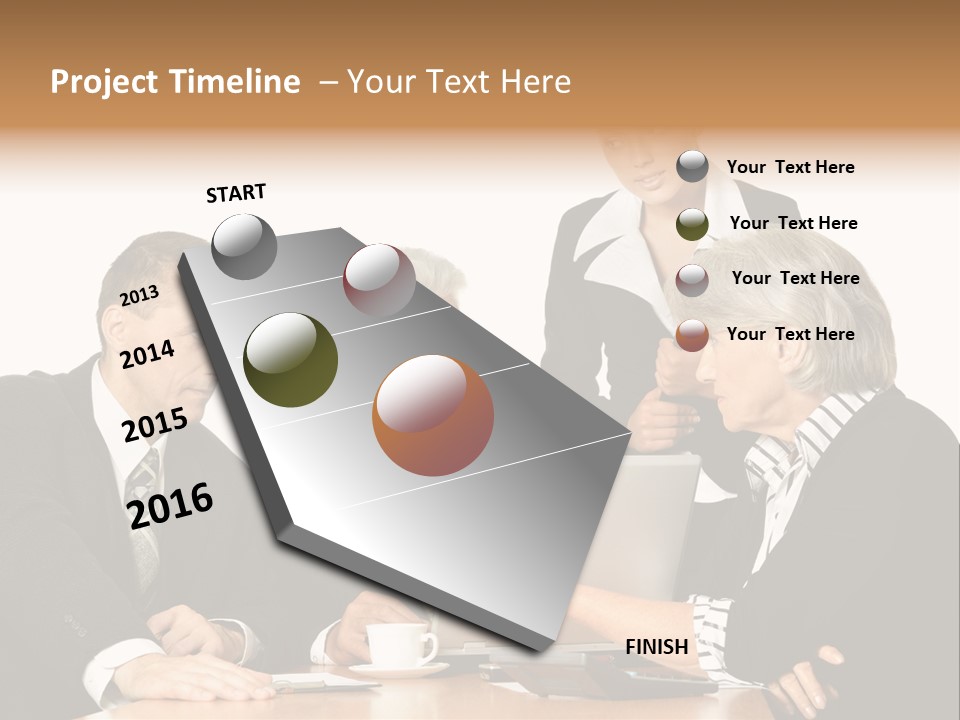 People Caucasian Womans PowerPoint Template