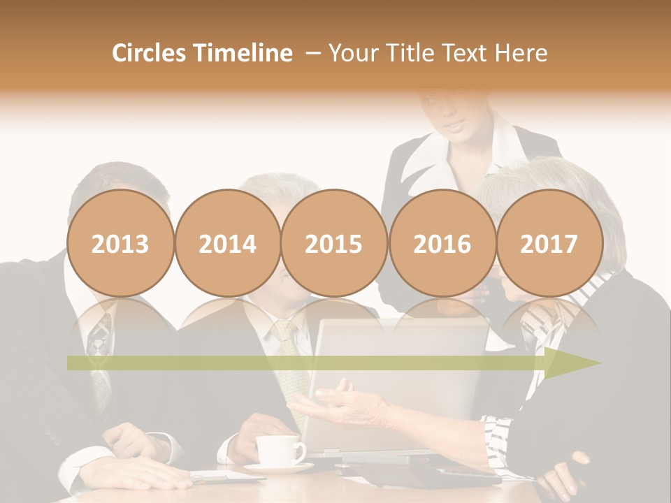 People Caucasian Womans PowerPoint Template