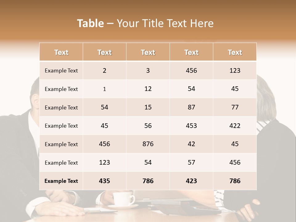 People Caucasian Womans PowerPoint Template
