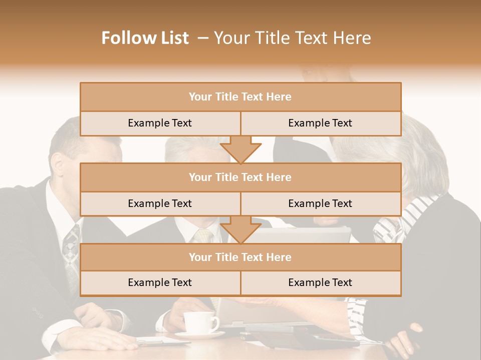 People Caucasian Womans PowerPoint Template