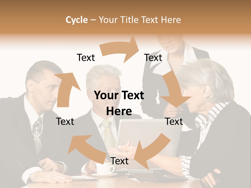 People Caucasian Womans PowerPoint Template