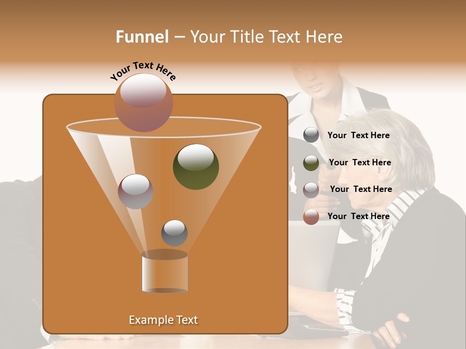 People Caucasian Womans PowerPoint Template