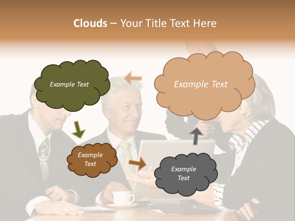 People Caucasian Womans PowerPoint Template