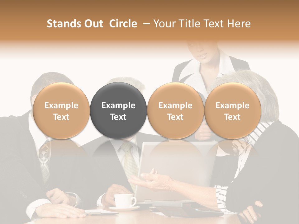 People Caucasian Womans PowerPoint Template