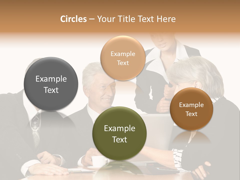 People Caucasian Womans PowerPoint Template