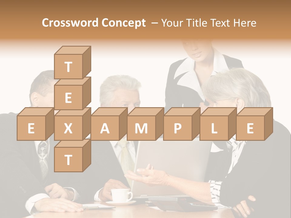 People Caucasian Womans PowerPoint Template