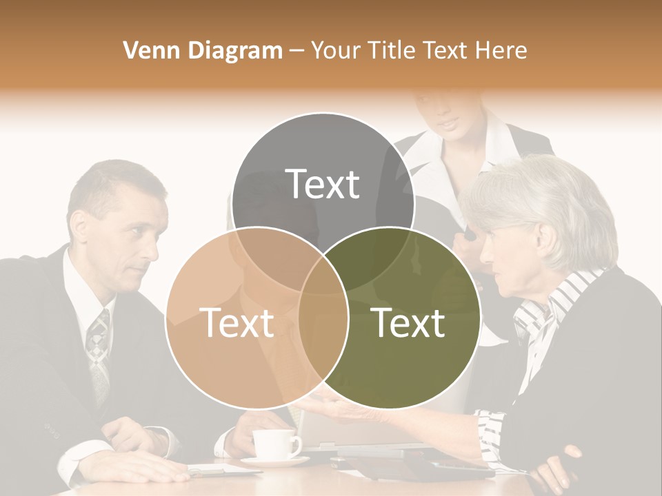 People Caucasian Womans PowerPoint Template