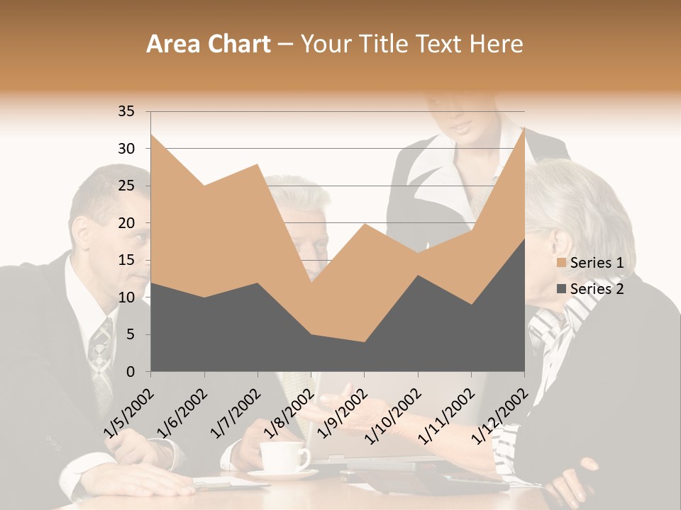 People Caucasian Womans PowerPoint Template