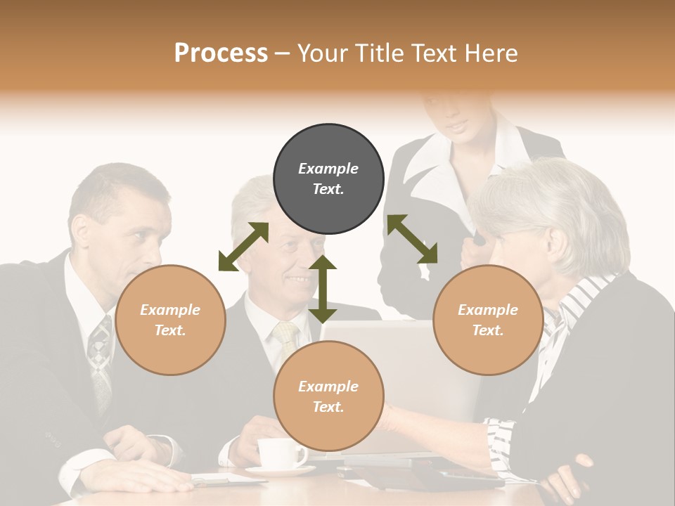 People Caucasian Womans PowerPoint Template