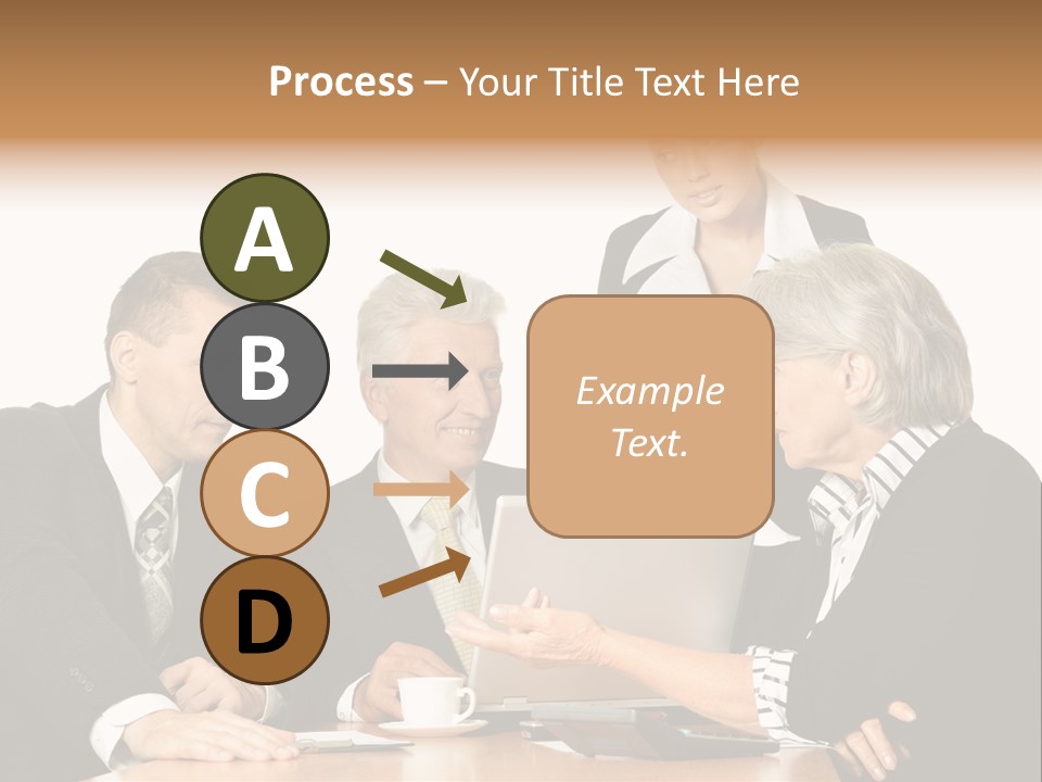People Caucasian Womans PowerPoint Template