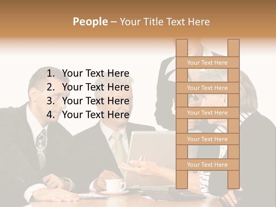 People Caucasian Womans PowerPoint Template