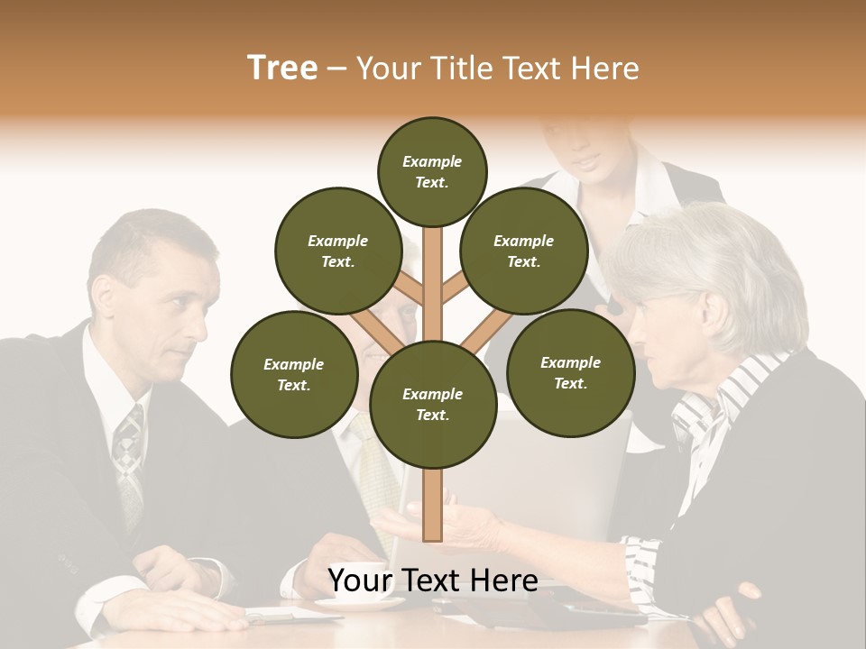 People Caucasian Womans PowerPoint Template